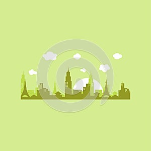 cityscape theme town view