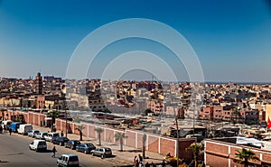 Paesaggio urbano da Marocco 