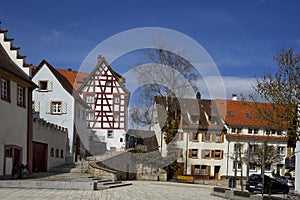 Cityscape of the town of Braunlingen Schwarzwald germany