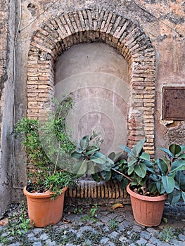 Cityscape of the town Segni