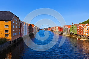 Cityscape of Trondheim, Norway photo