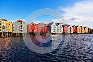 Cityscape of Trondheim, Norway