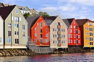 Cityscape of Trondheim, Norway