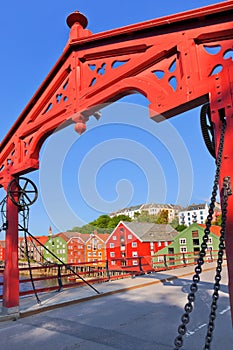 Cityscape of Trondheim, Norway