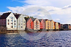 Cityscape of Trondheim, Norway