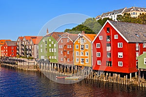 Cityscape of Trondheim, Norway