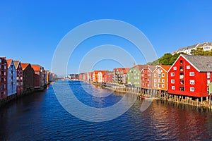 Cityscape of Trondheim, Norway photo