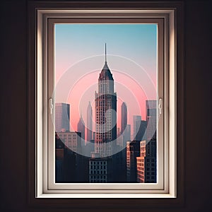 Cityscape at Twilight.