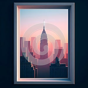 Cityscape at Twilight.