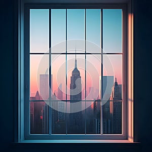 Cityscape at Twilight.