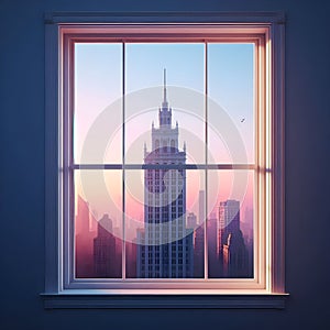 Cityscape at Twilight.