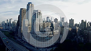 Cityscape of urban metropolis skyline buildings