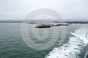 Cityscape of Ventura from Ocean