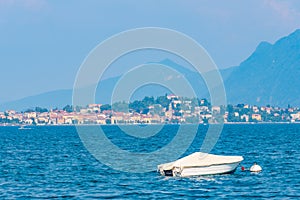 Cityscape of Verbania, Italy