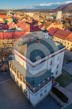 Pohled na panoráma města Banská Bystrica na středním Slovensku