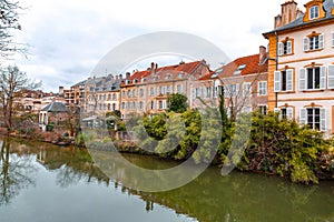 Cityscape view from the beautiful city of Metz in France