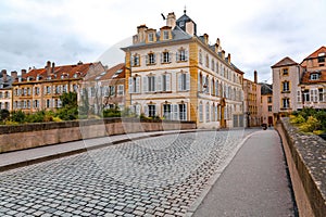 Cityscape view from the beautiful city of Metz in France