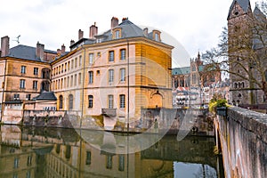 Cityscape view from the beautiful city of Metz in France