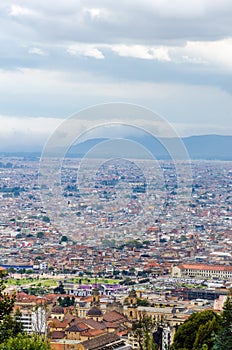 Cityscape View of Bogota, Colombia