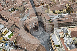 Cityscape view from Due torri