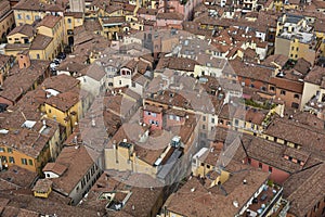 Cityscape view from Due torri