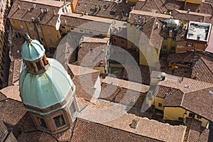 Cityscape view from Due torri