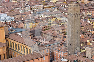 Cityscape view from Due torri