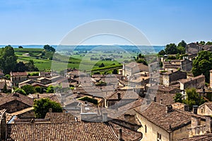 Paisaje urbano sobre el,, Francia 