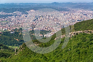 Cityscape View of Tirana, Albania