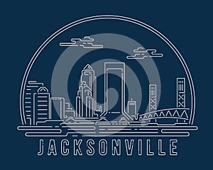 Cityscape with white abstract line corner curve modern style on dark blue background, building skyline city vector illustration