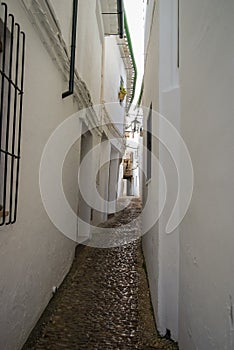 Cityscape in white town Priego de Cordoba in Andalucia, Spain