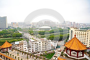 Cityscape of Yulin, Guangxi, China