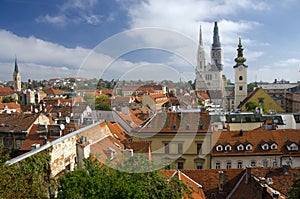 Cityscape of Zagreb