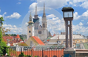 Cityscape of Zagreb photo