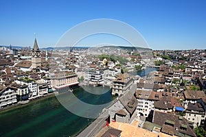 Cityscape of Zurich Switzerland