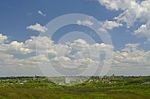 Cityscapes, the city of Dnepr Ukraine.