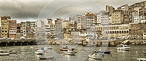 Cityview and Fishing Port, Malpica de Bergantiños, Spain