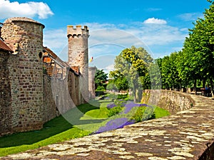 Citywall in France photo