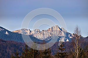 Ciucas mountain peaks