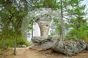 The Ciudad Encantada geological site, Spain