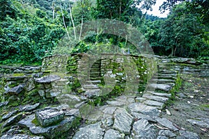 Ciudad Perdida, ancient ruins in Sierra Nevada mountains. Santa Marta, Colombia wilderness photo