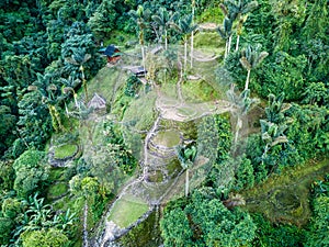 Ciudad Perdida, ancient ruins in Sierra Nevada mountains. Santa Marta, Colombia wilderness photo