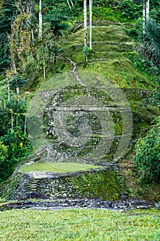 Ciudad Perdida, ancient ruins in Sierra Nevada mountains. Santa Marta, Colombia wilderness photo