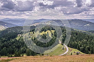 Ciumarna Pass in Romania