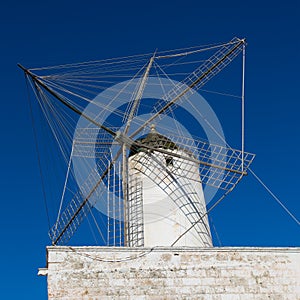 Ciutadella Es Moli windmill in Ciudadela Menorca