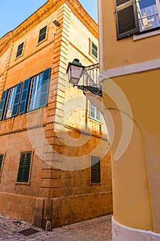 Ciutadella Menorca downtown city of Ciudadela