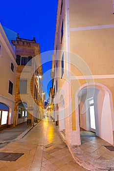 Ciutadella Menorca Ses Voltes arches Ciudadela photo