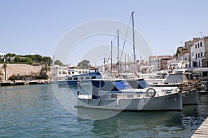 Ciutadella port Menorca Spain photo
