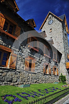 Civic Center (Centro Civico) in downtown Bariloche , Patagonia, Argentina