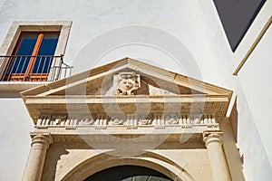 Civic library palace of Monopoli. Puglia. Italy.